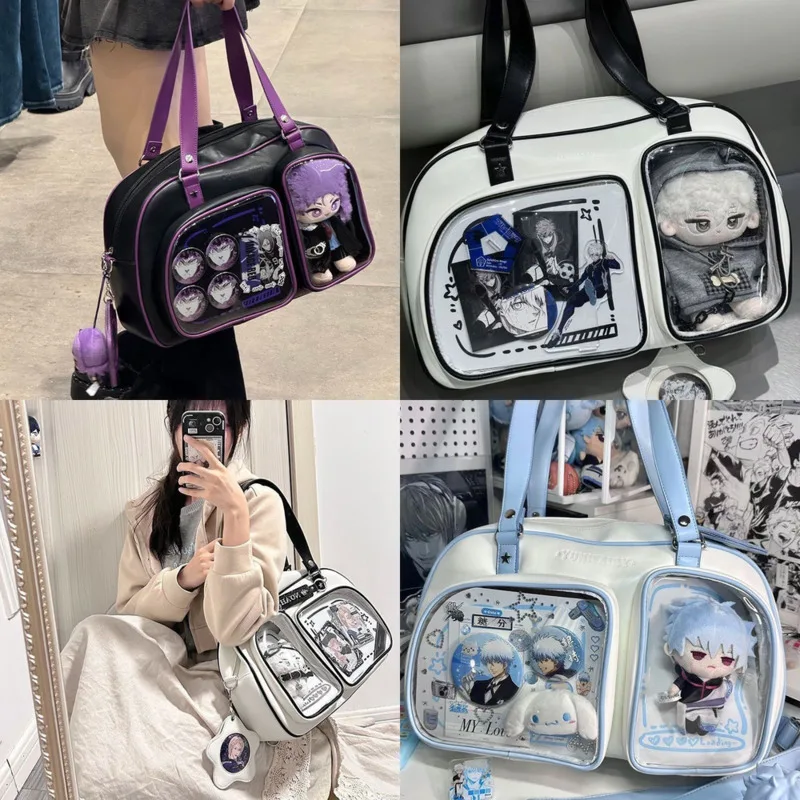 

Anime Itabag Tote Bag Girls Funny Y2K Doll Bag Original Dual Use Shoulder Itabag Kawaii Cute Display Itabag Women Handbag New
