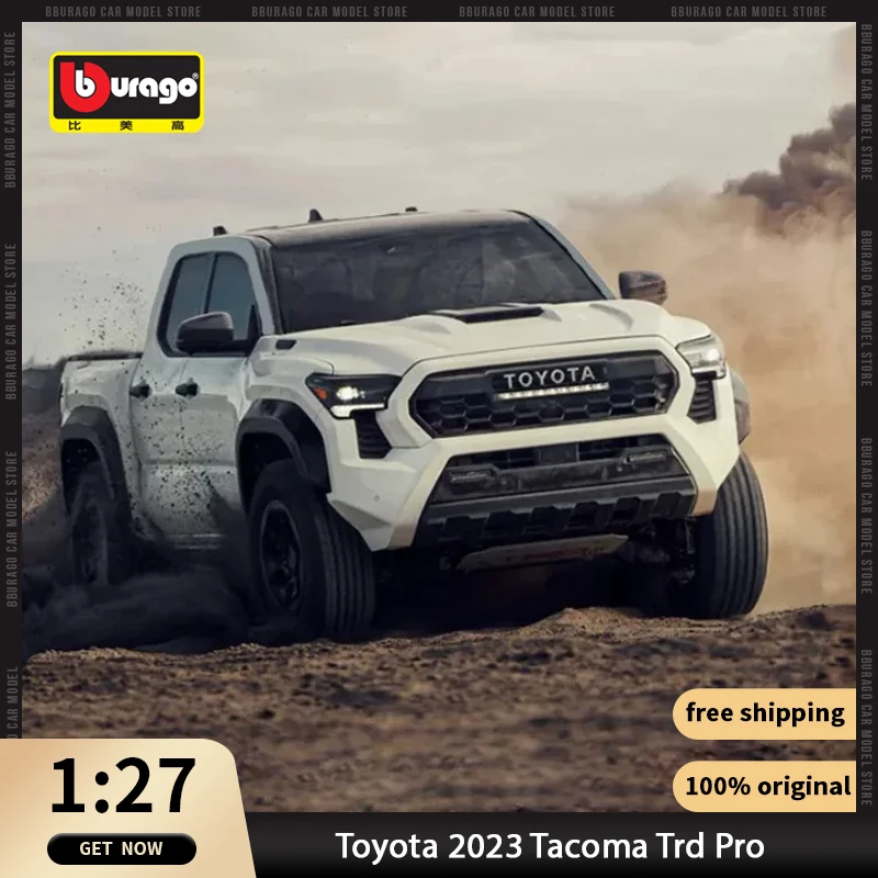 

1:27 Maisto Toyota Tacoma Trd Pro Pickup Diecast Model Edition Modified Version Alloy Vehicle Fans Collection Toy 2023 Gift