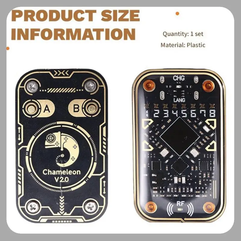 A46U Chameleon Ultra V2.0 RFID Smart Chip Reader Emulator+6Xcuid Keychain 125Khz 13.56Mhz Card Decode NFC Duplicator