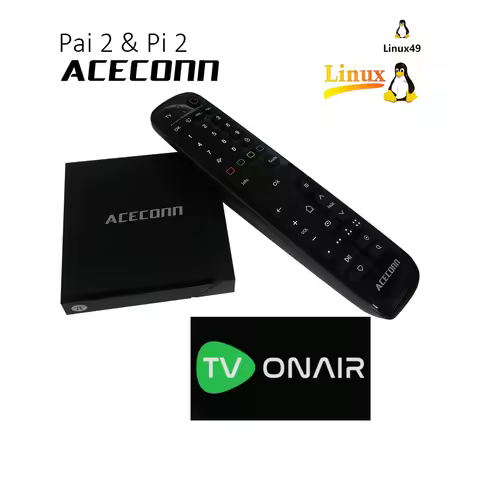 ACECONN Pi2 TV ON AIR OTT Middleware Linux 4.9 Pai 2 Smart TV Box HEVC H265 HDR10 4K 60fps Dual WiFi Linux49 IPTV Mediaplayer