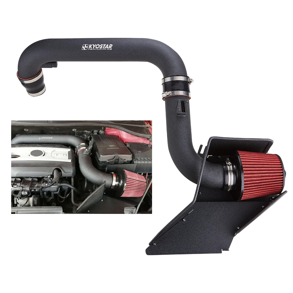 

Kyostar 3 inch For VW MK6 GTi Golf Jetta Passat Fit A3 Car Air Filter Intake Pipe Hose Filter System Cold Air Intake Kit