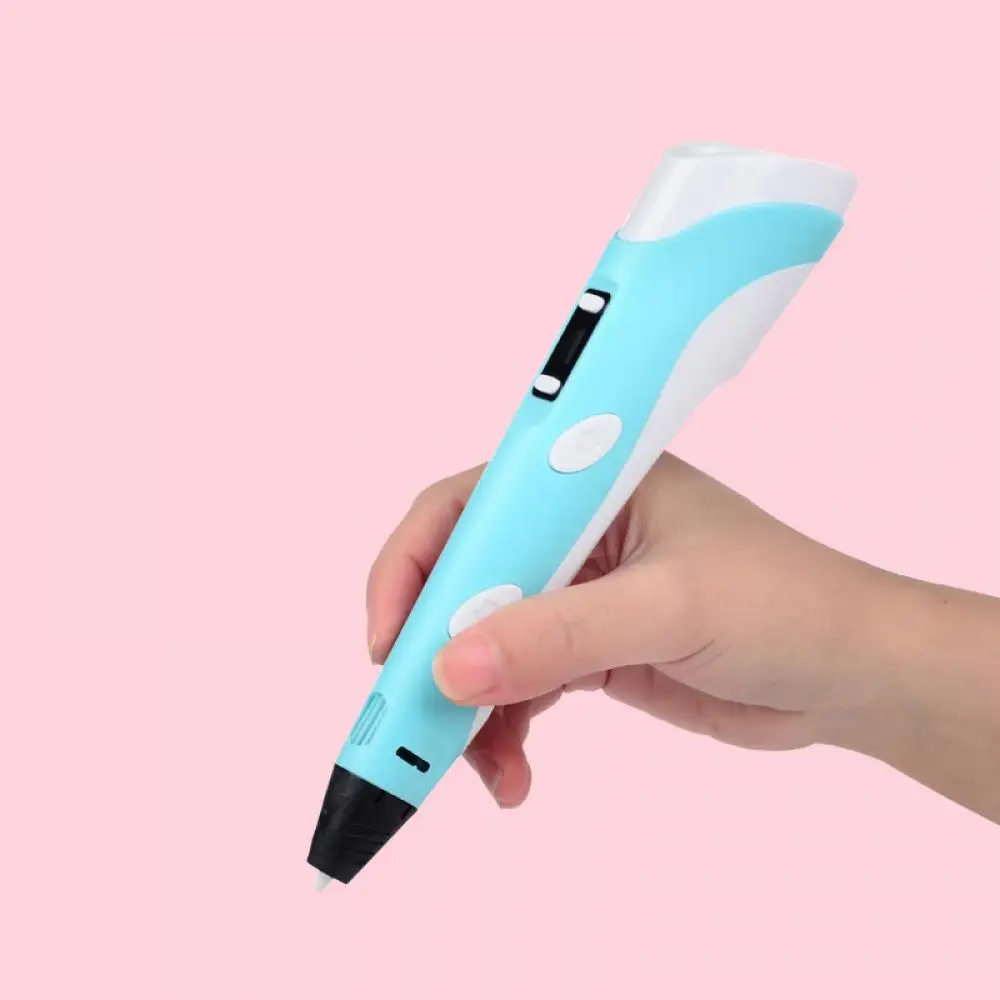 Długopisy 3D DIY do rysowania z ekranem LCD, kompatybilne z filamentem PLA, bezpieczne zabawki do drukowania dla dzieci, prezent na Boże Narodzenie i urodziny. — zdjęcie produktu 3