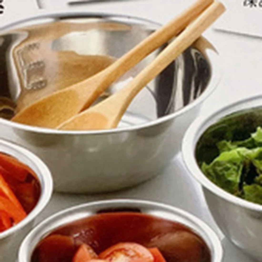 

Миски из нержавеющей стали (набор из 5 шт.) для приготовления выпечки салата