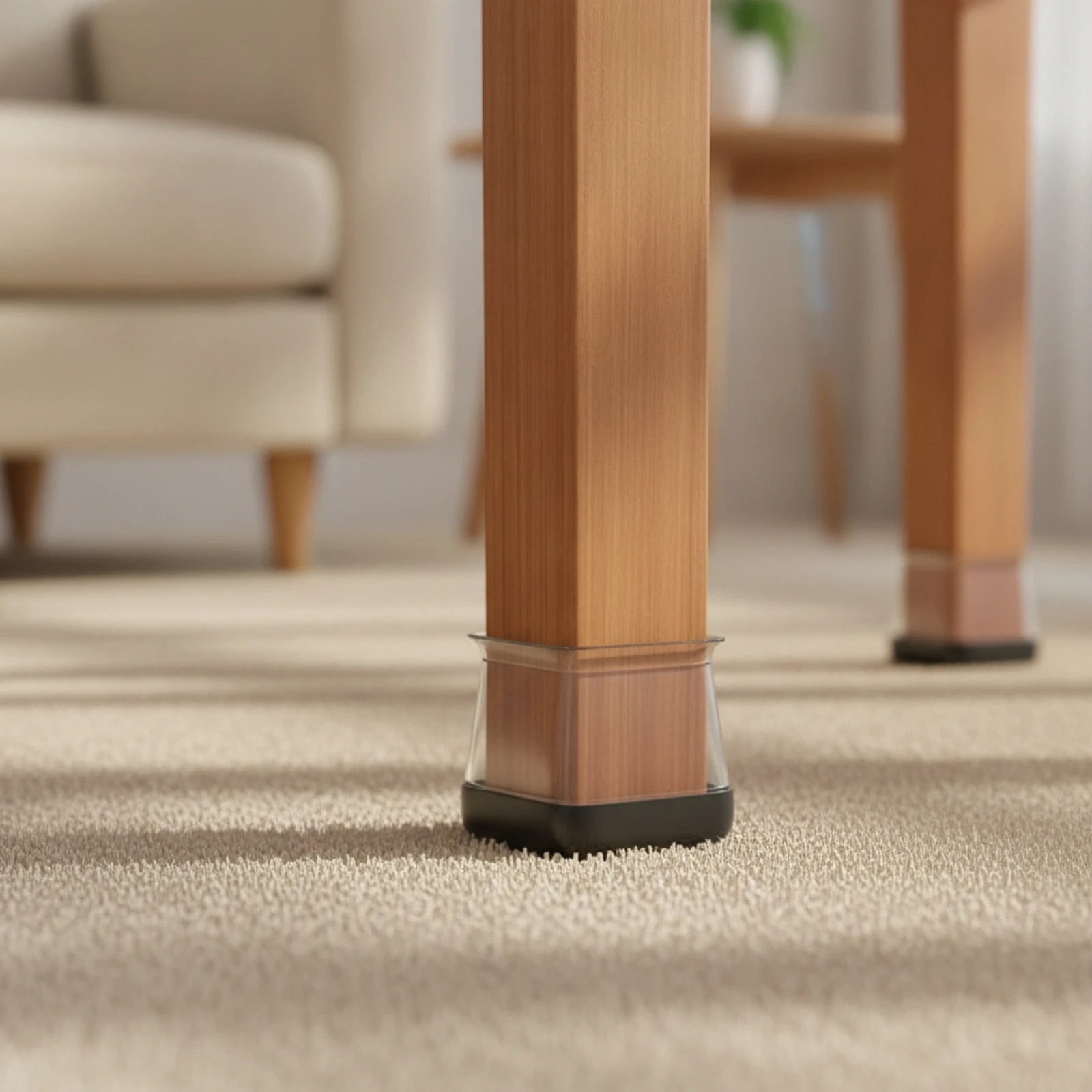 Chair Leg Cap with Thickened Bottom Flexible Chair Leg Floor Protectors Long-Lasting Slip-Resistant for Dining Chairs