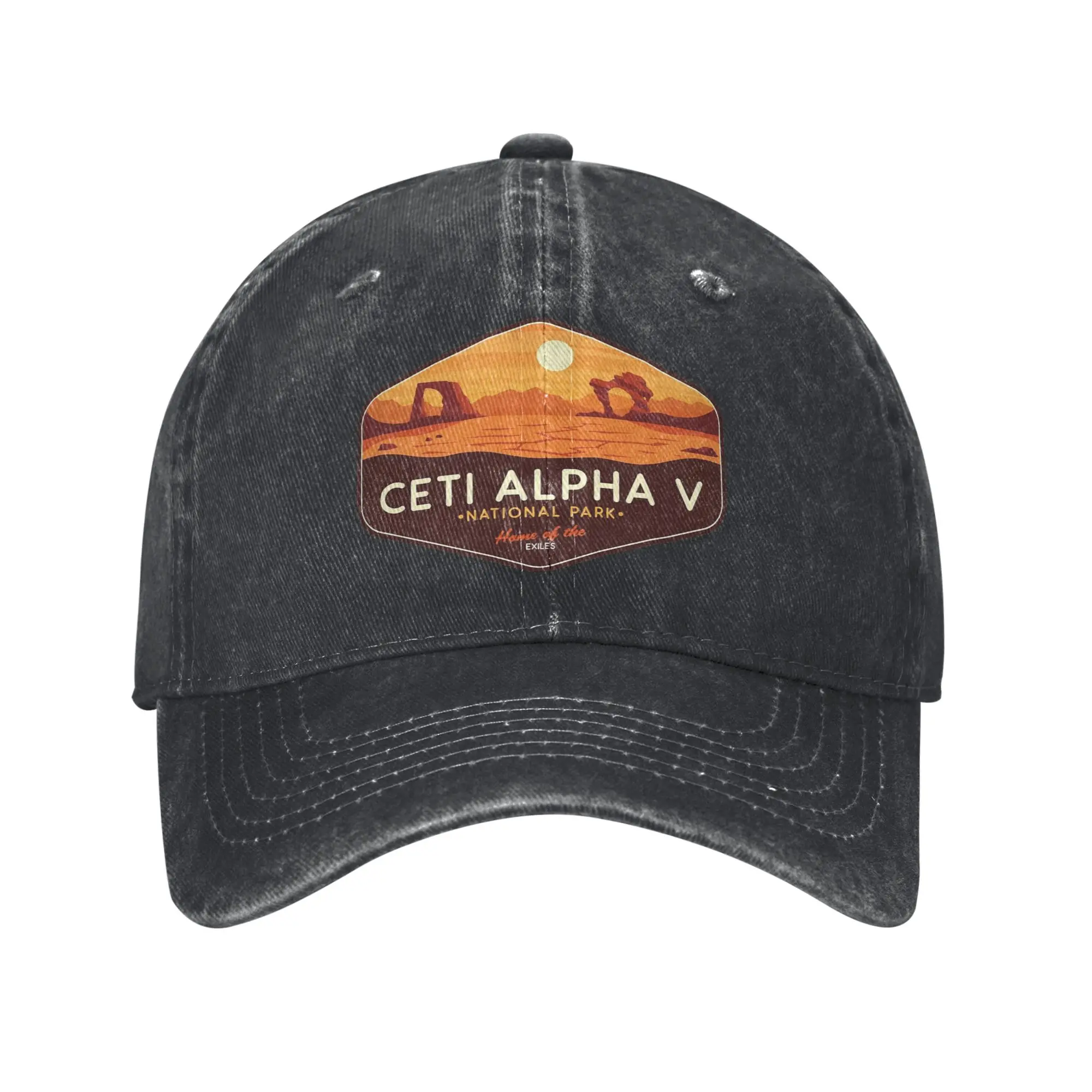 Ceti Alpha V National Park Stars Treks Baseball Cap Fashion Distressed Washed  Sun Cap for Men Women Outdoor Activities Caps Hat