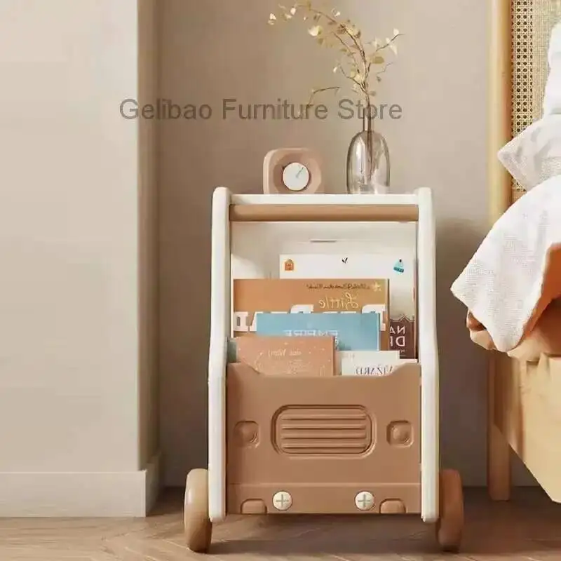 Library Book Bookcase Shelves Children Montessori Bookshelf Kids Accessorie Kinder Regal Cabinets Kids Accessories Shelf Nursery