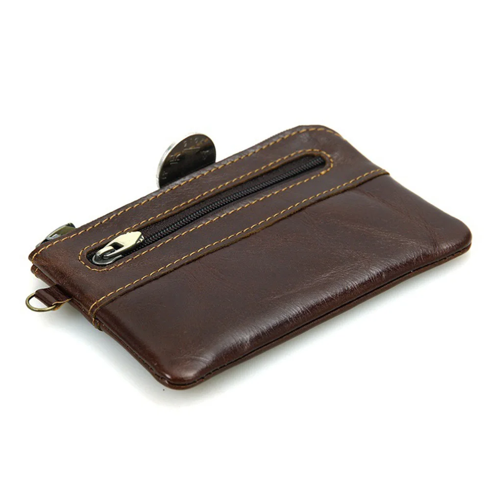 

Chocolate Men Business Wallet High-End Zipper Bag Exquisite Craftsmanship Multi-Function Gift for Men Students