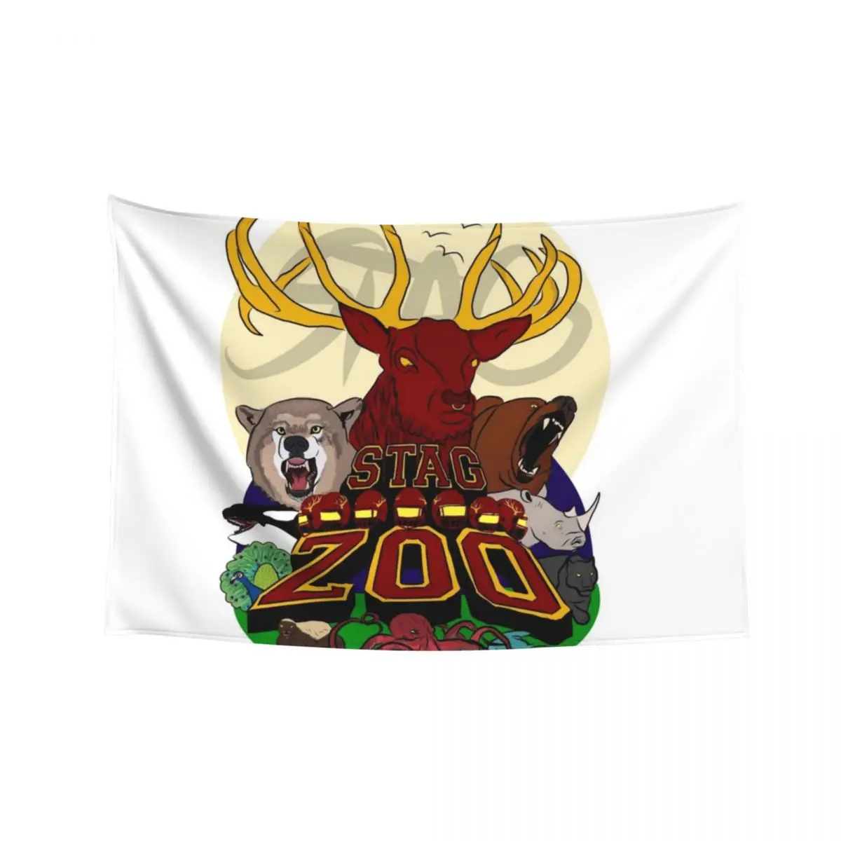 

Stag Zoo Tapestry Decoration Home Bedrooms Decor Outdoor Decoration Aesthetic Home Decor Tapestry