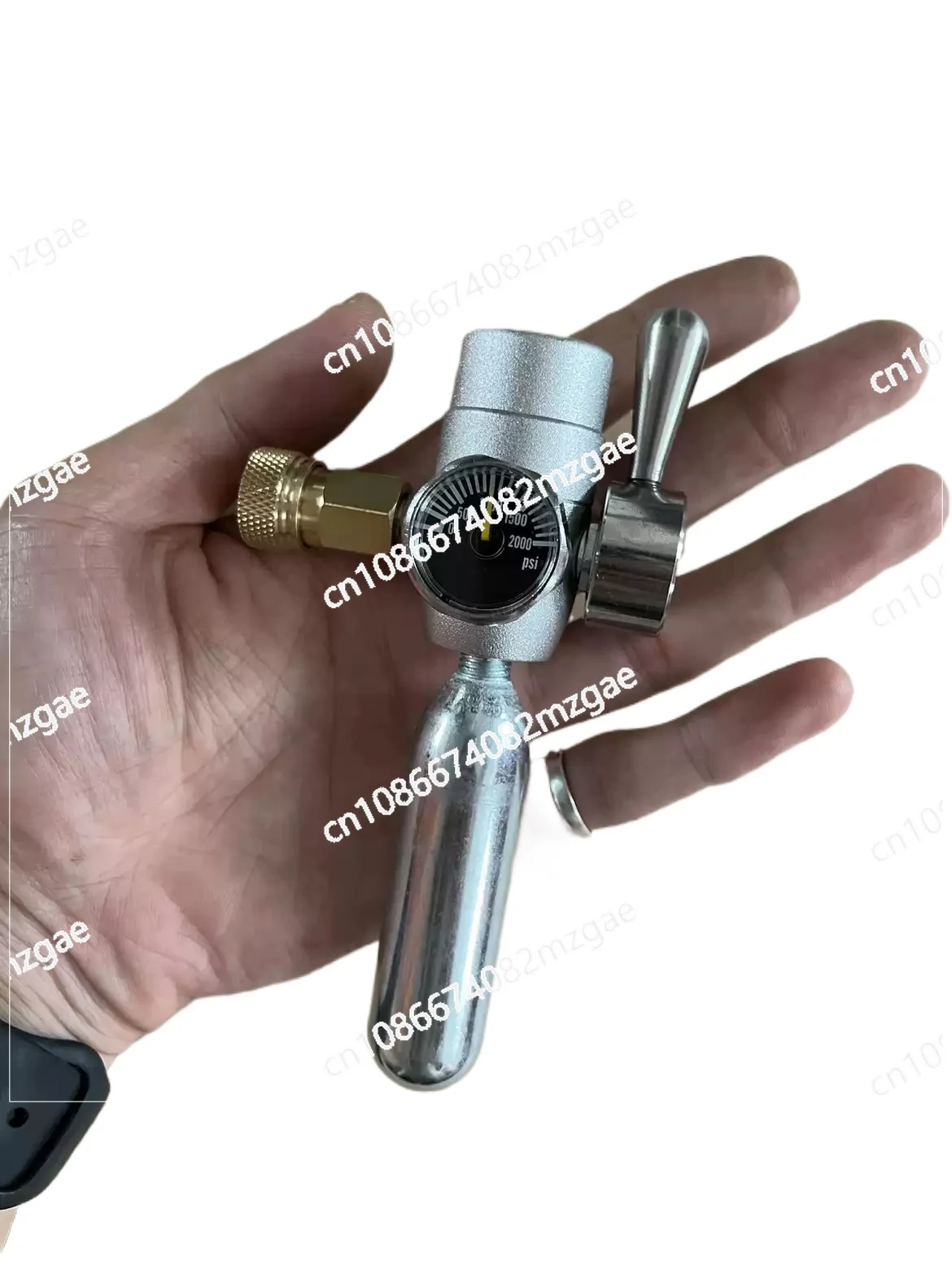 Pneumatic Coffee Machine Carbon Dioxide CO2 Pressure Reducing Valve Camping Easy to Use Controllable Pre-Soaking Window