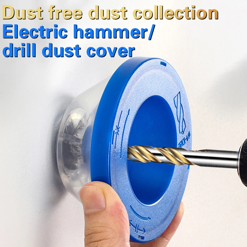 

1PC Universal Drill Dust Cover, Dustproof Collector Bowl for Electric Hammer Drill, Wall Drilling Protection Accessory