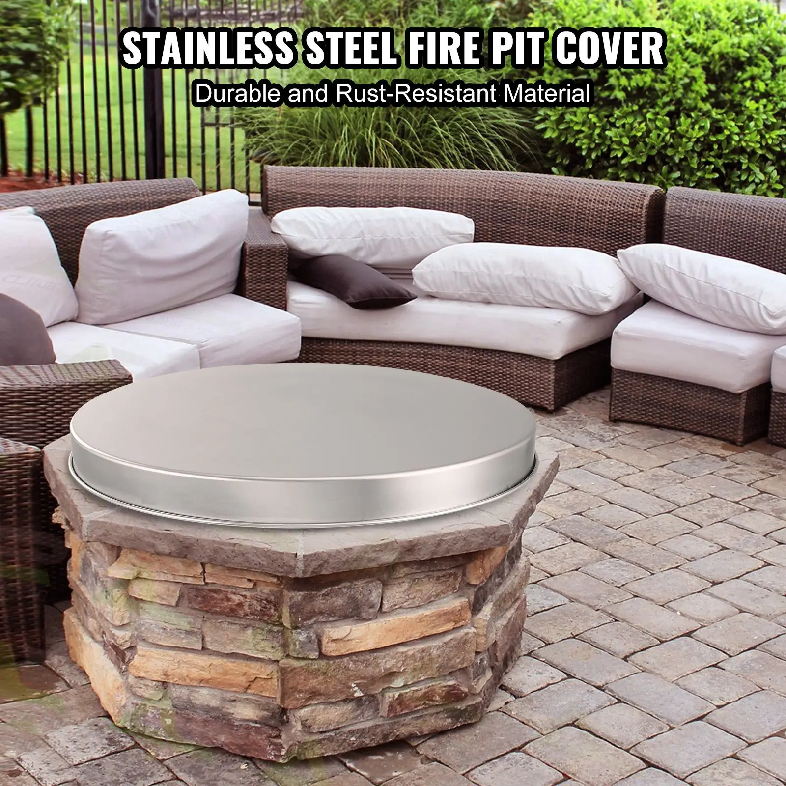 Fire Pit Cover Lid, 20
