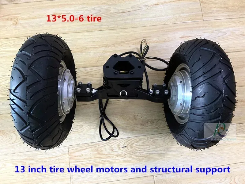 13 inch 13*5.0-6 Tire brushless non-gear electric scooter hub wheel motors drive and structural support phub-13ns