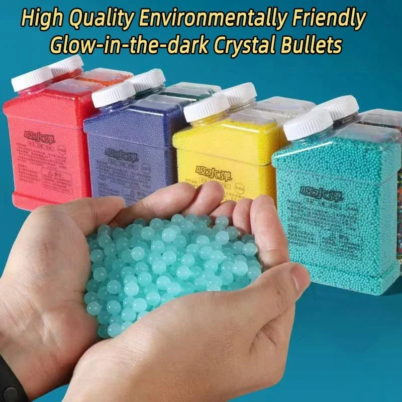 B100000 7-8mm blaster gel arma munição para pistola glock armas de brinquedo contas de bola de água ak47 gelblast m416