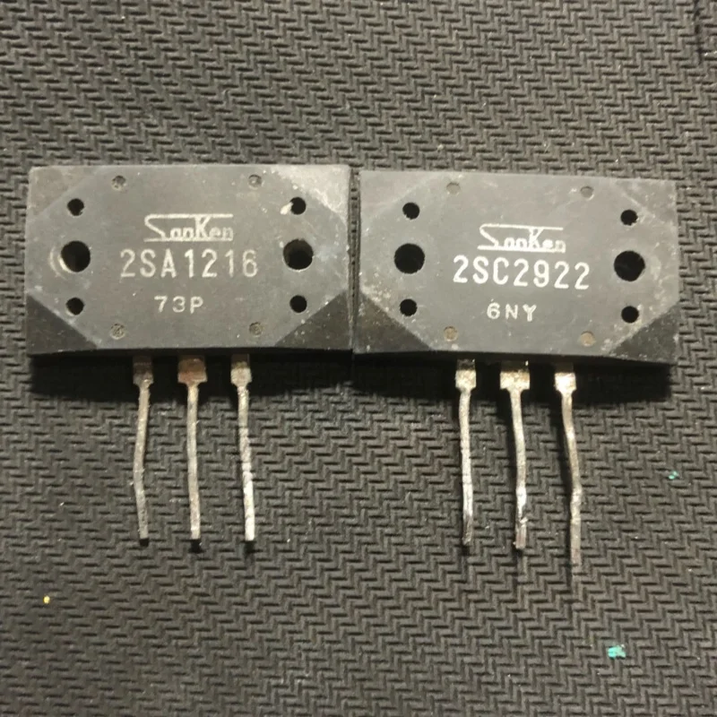 5 pairs/10 pcs Original disassembly 2SA1216 2SC2922 (5pcs 2SA1216+5pcs 2SC2922) A1216 C2922 Audio amplifier pairing tube