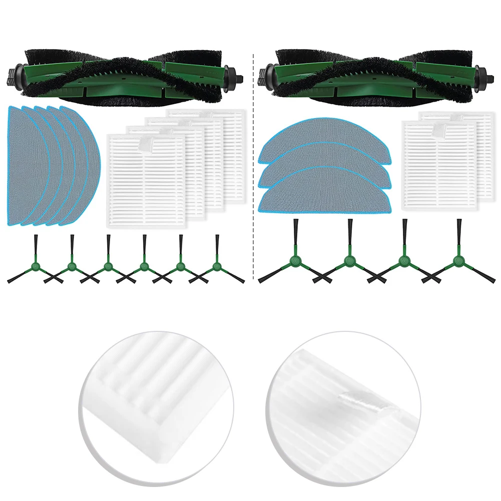 طقم أجزاء مكنسة كهربائية روبوت ، فلتر فرشاة جانبية رئيسية ، قماش ممسحة ، رومبا كومبو ، أساسي ، Y0140 ، Y0110 ، Y0112