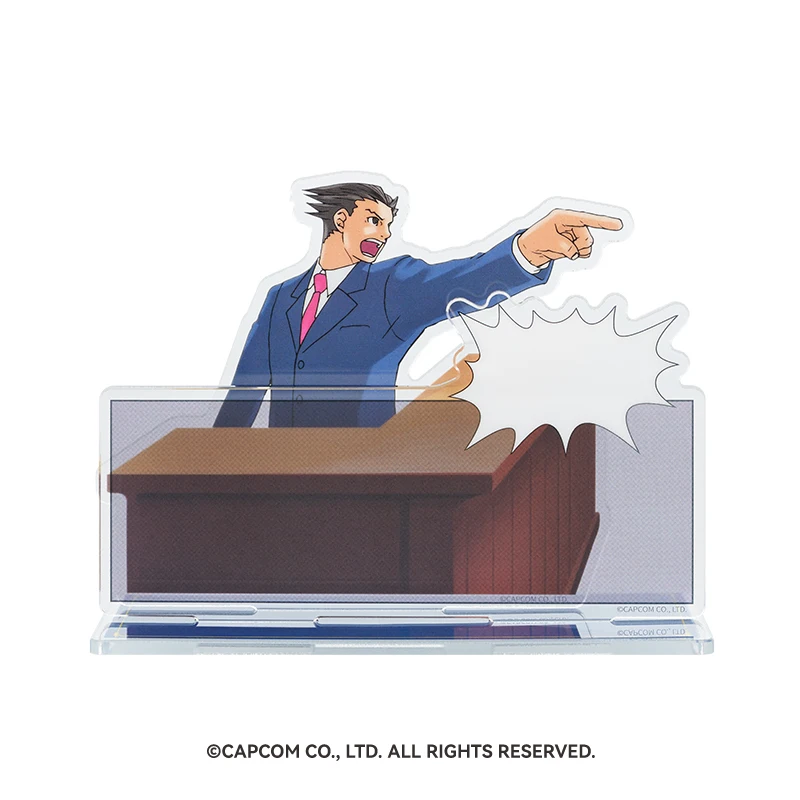 Anime Ace Attorney Phoenix Wright Miles Edgeworth Acrylic Messages Guestbook Stand Figure Wordpad Indicative Board Xmas Gift