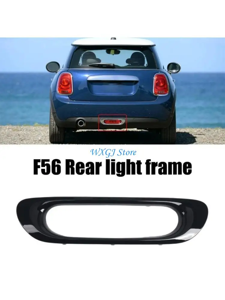 37JE Rear Bumper Fog Light Grilles for for F55/F56/F57 Fog Lamp Eyebrow Cover Trim