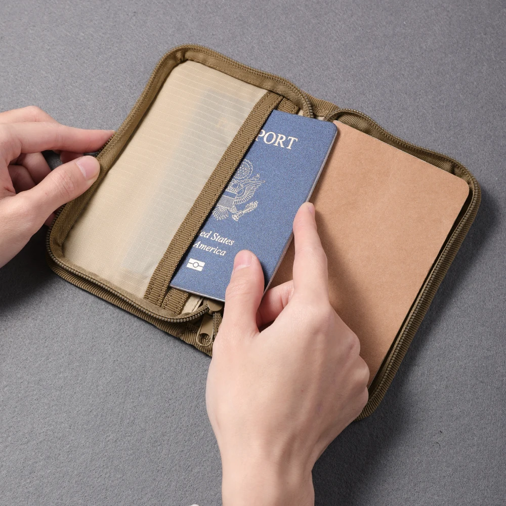 Journal Cover for Field Notes Notebooks Waxed Canvas Pocket Notebook Cover Sleeve for Outdoor (Sleeve Only)