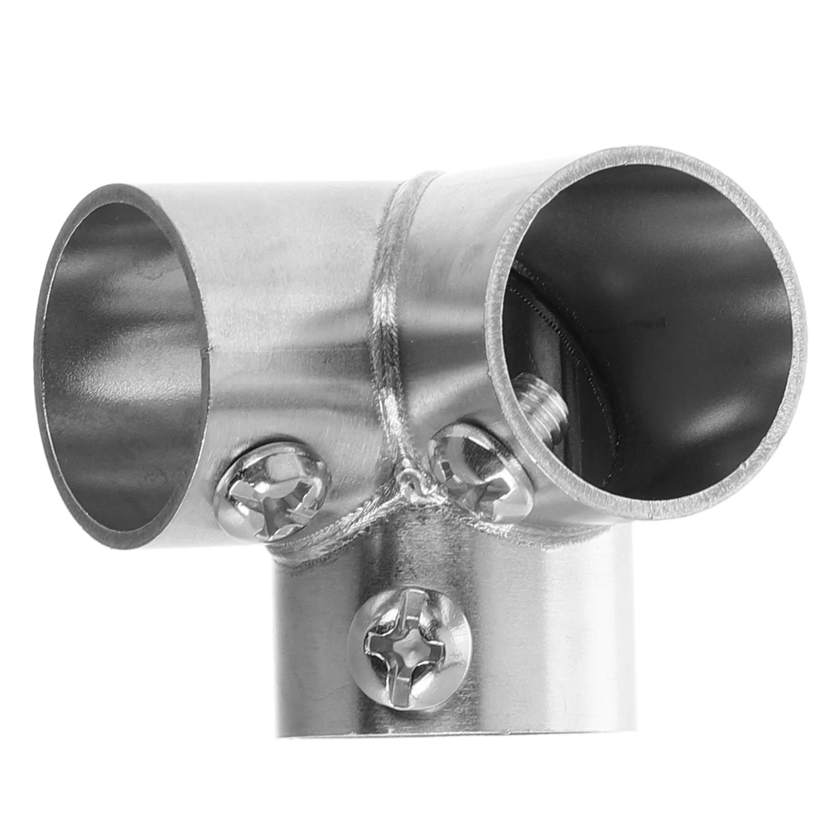 

Stainless Steel Pipe Connectors External Fixed Direct Connectors for Marine Grade Boat Railing Industrial Structural Pipe