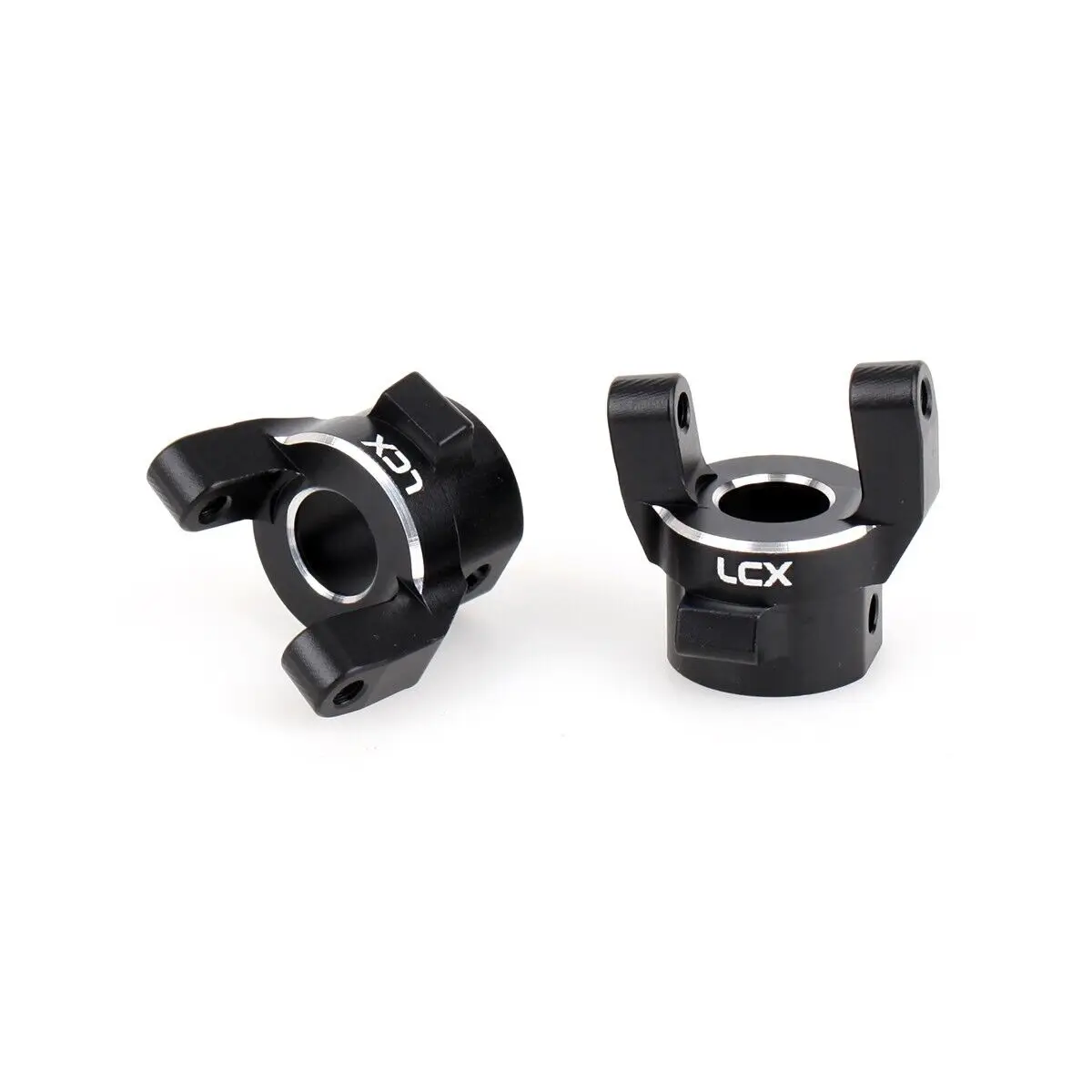 LCX Racing 1/10 RC Crawler Aluminum Front Axle Steering Knuckle C Hub Carrier Set for Axial SCX10 PRO Upgrades Parts Accessories