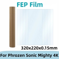 5Pcs Fep Film 320x220x0.15mm For Phrozen Sonic Mighty 4K HALOT-MAGE PRO HALOT-MAGE S Saturn 3 UV resin LCD 3D Printer Parts