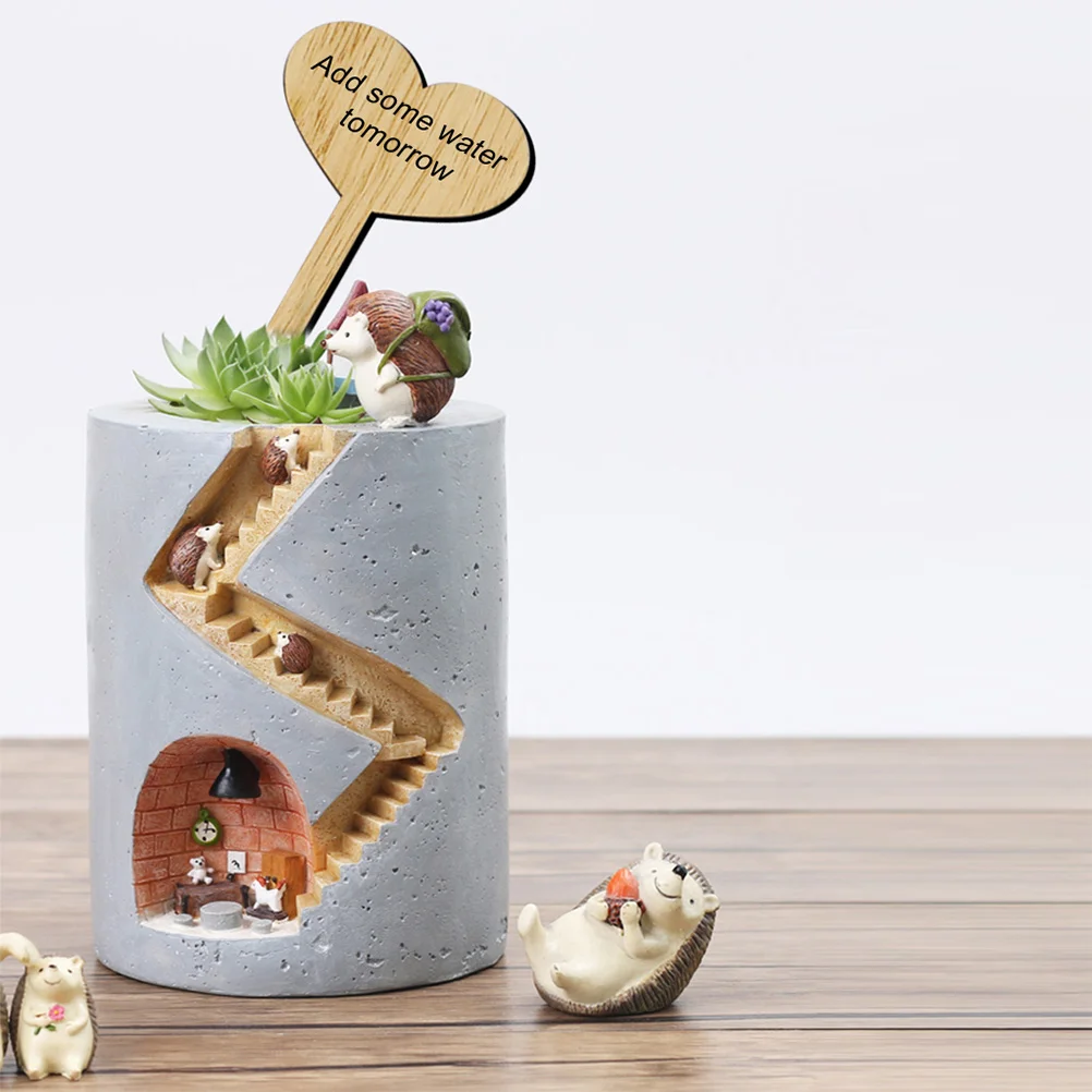

30 Pcs Wooden Plant Labels Durable Reusable Garden Decorations Novel Gardening Tags Small Size Lightweight Double Sided Writable