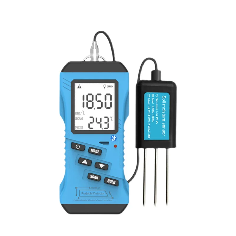 New Design Soil PH EC NPK Temperature and Moisture Sensor Meter with Handheld Platform