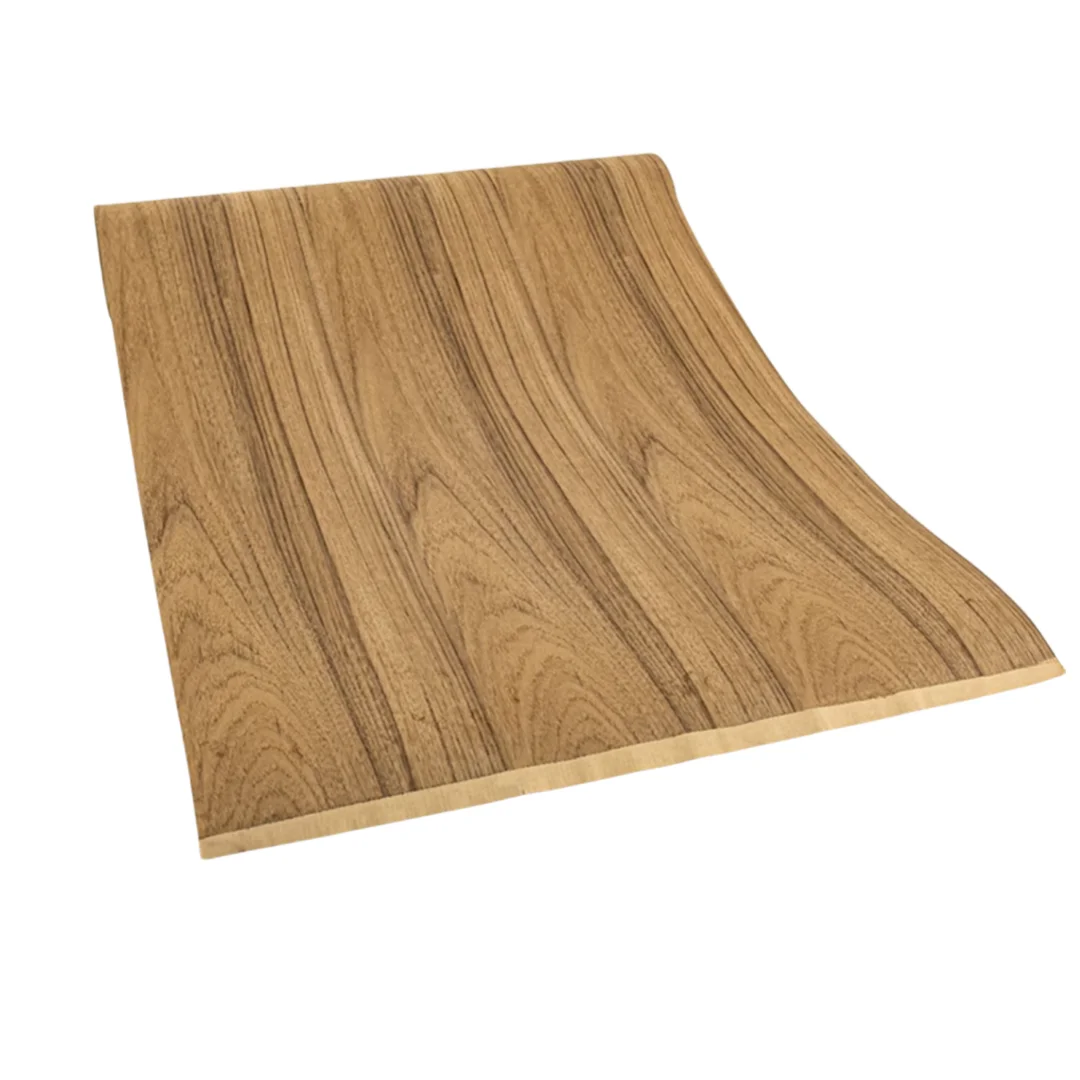 L:2.5meters Width:580mm T:0.25mm New Natural Thai Teak Veneer Home Floor Speaker Decoration Furniture Renovation