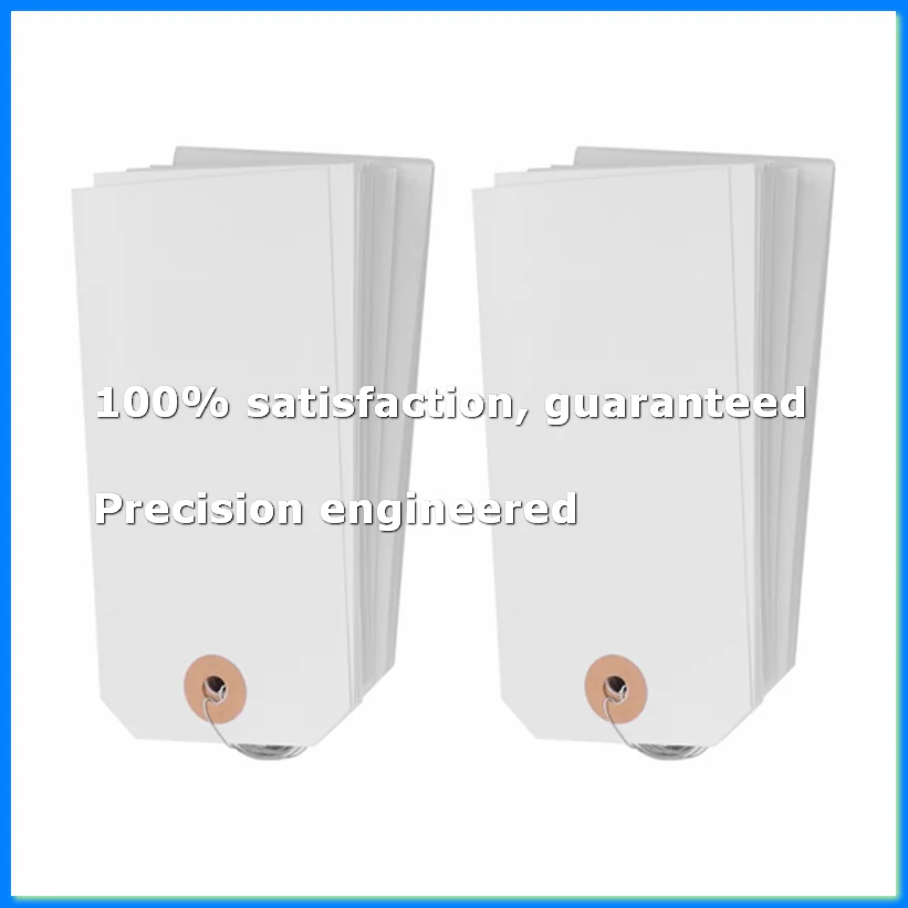 125 Pcs Hang Tags with Reinforced Eyelet and Wire, Pre-Attached Wire Cardboard for Labeling Price 4 3/4 X 2 3/8 Inch-A69M
