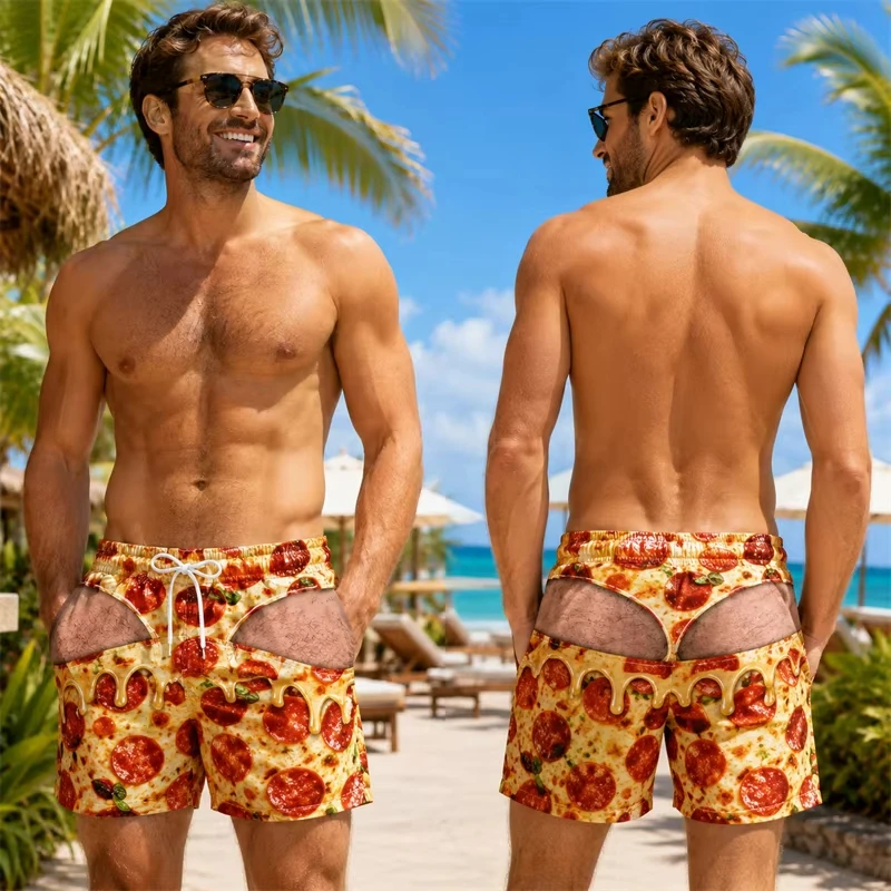 Shorts de bain amusants et ori - 3D Printing Food avis et prix
