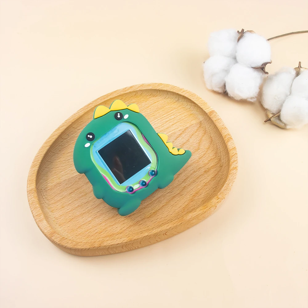 Silicone Protective Case For Tamagotchi Uni Pet Game Console Cartoon Green Protective Case