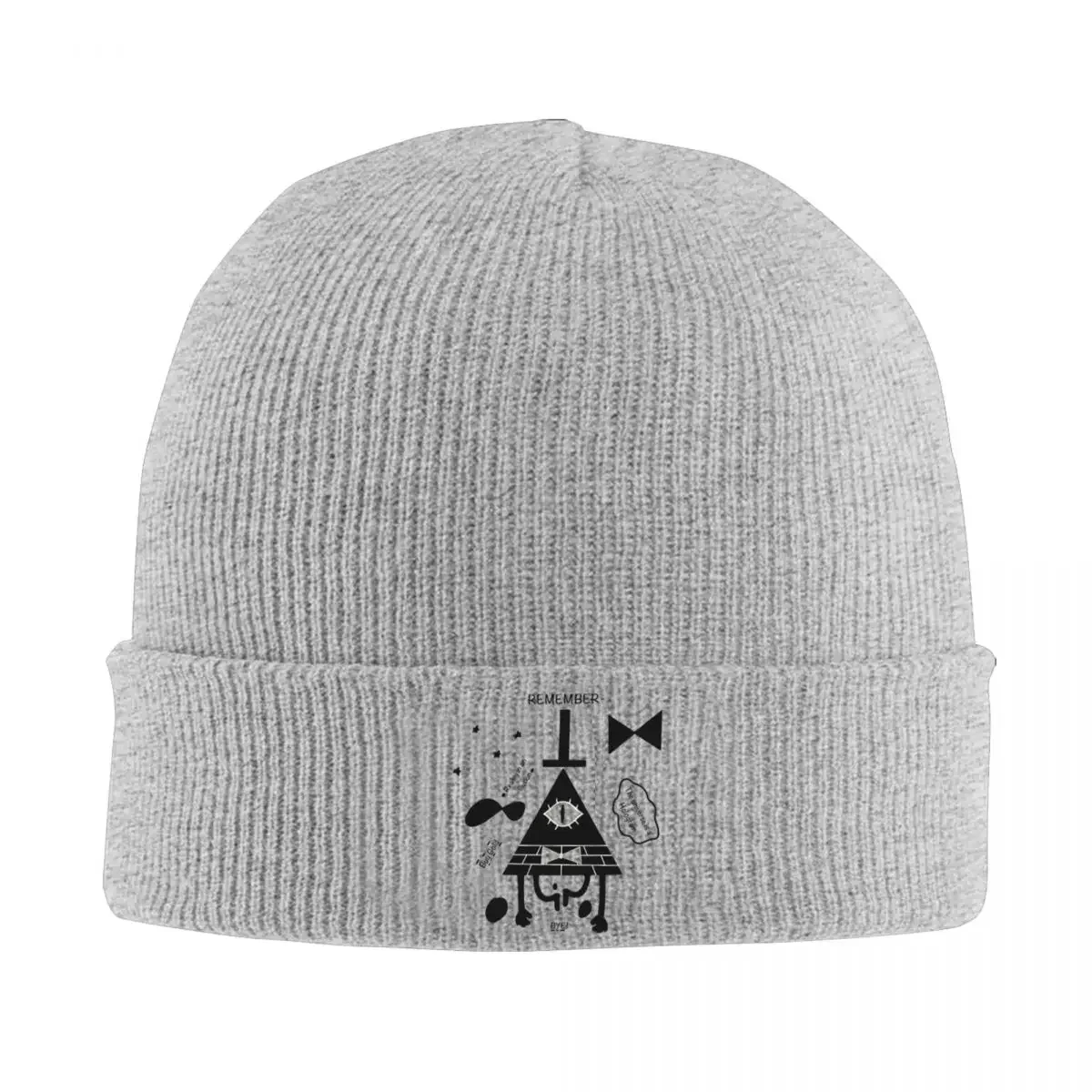 Remember Bill Cipher Knitted Caps Women's Men's Skullies Beanies Winter Hat Casual Cap