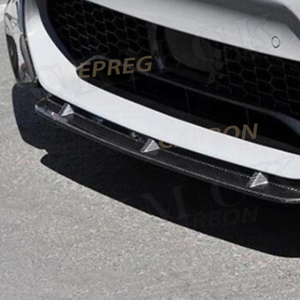

Carbon Fiber Car Front Bumper Lip Spoiler For BMW 5 Series F90 M5 2018 2019 Head Middle Lip Chin Guard