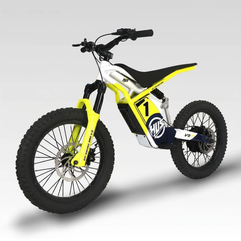 New Mini Kids Racing Bike Electric Motocross Bike For Kids Outdoor Fun Adjustable Rebound Damping All Suspension Bulk Wholesale
