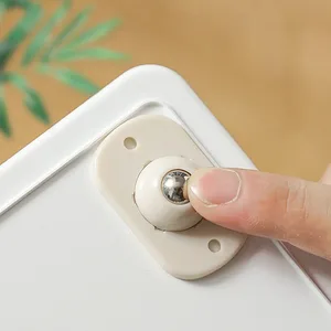 Edelstahlrolle für Haushaltsmöbel, selbstklebender Zauberner, 360 Grad, Schwenkbelastung, Universalrad, 4PCs 10 Hauptverkaufskleiderräder - №1 - №1