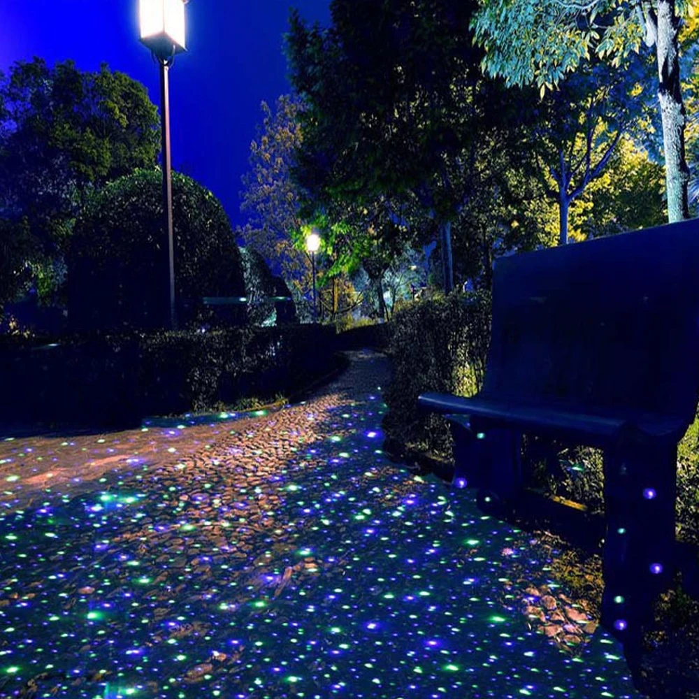 Imagem -03 - Luzes Led do Projetor de Natal a Laser Estrelas Estreladas ao ar Livre Jardim Firefly Lights com Controle Remoto Ip65 Impermeável Decoração do Pátio