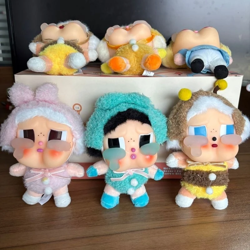 

1:1 High Quality Crybaby Tear Factory Series Crying Baby Vinyl Face Plush Doll Surprise Blind Box Bag Pendant Keychain Kids Gift