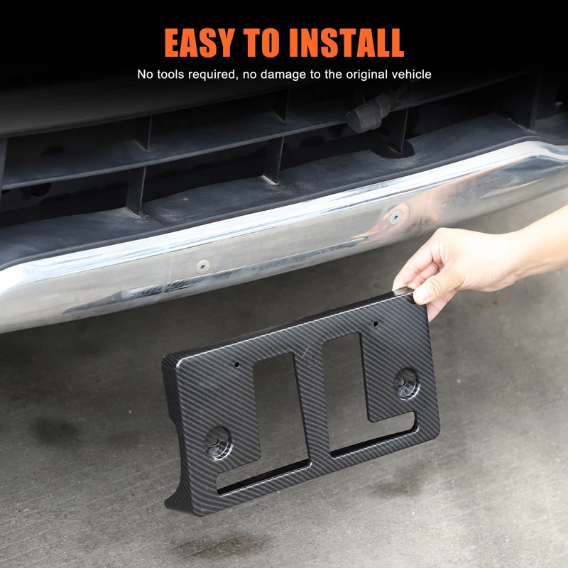 For Nissan Titan 16-19 ABS car front license plate base plate frame license plate decorative frame auto accessories US version