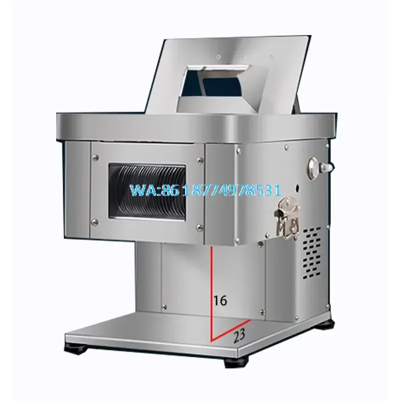 Wmwmnu 1100W Meat Cutter Stainless Steel for Boneless Pork Chicken Fish for Family Commercial Use