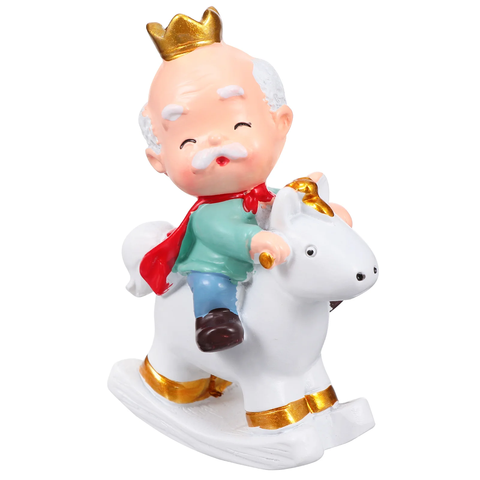 

Adorable Grandparents Cake Toppers Resin Delicate Visual Effect Wedding Birthday Party Decoration Cake Topper Desktop Ornament