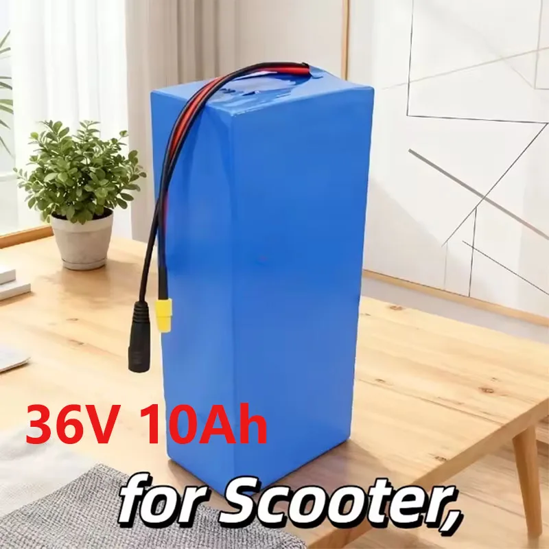 36V 10000mAh 10S2P 21700 Battery Pack with Built-in BMS – 250W-500W for Scooter, Rechargeable Power for Stable Performance