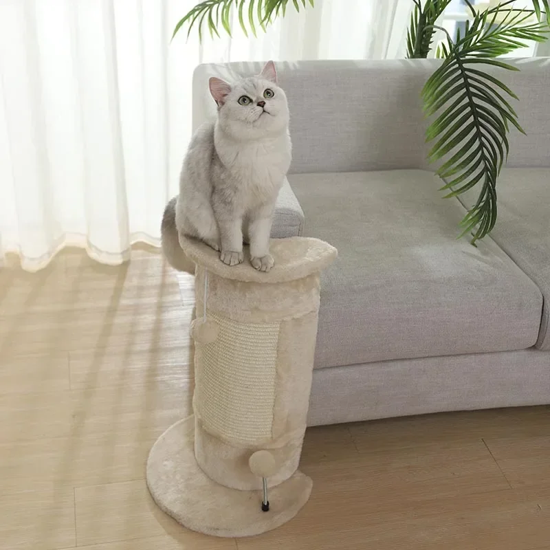 Scratcher Toys Pole Cat Tower Tree Post Indoor Beds Adult Cat Tower House Carrier Box Accesorios Para Gatos Goods for Cats