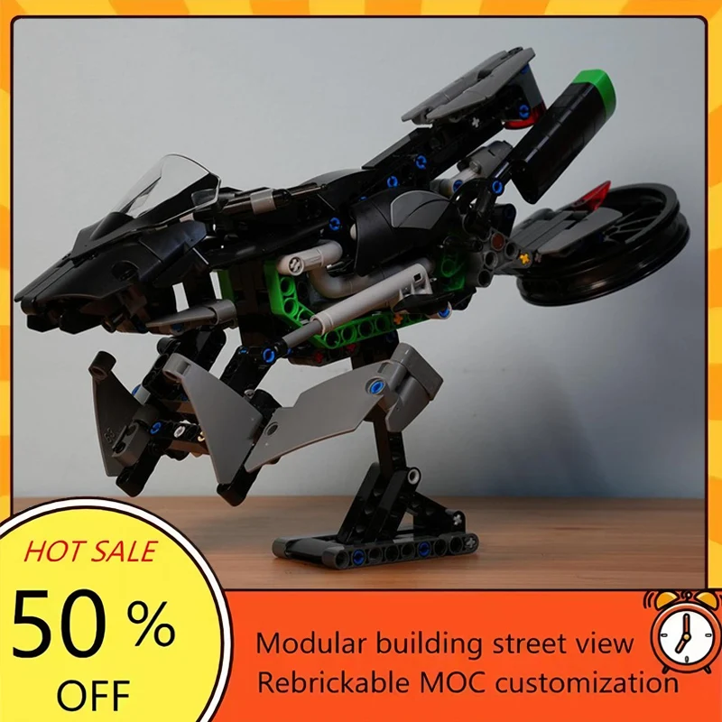 

404PCS Popular Space War Movie Model MOC Building Bricks Space Bike Modular Technology Gifts Holiday Assemble Children Toy Suit