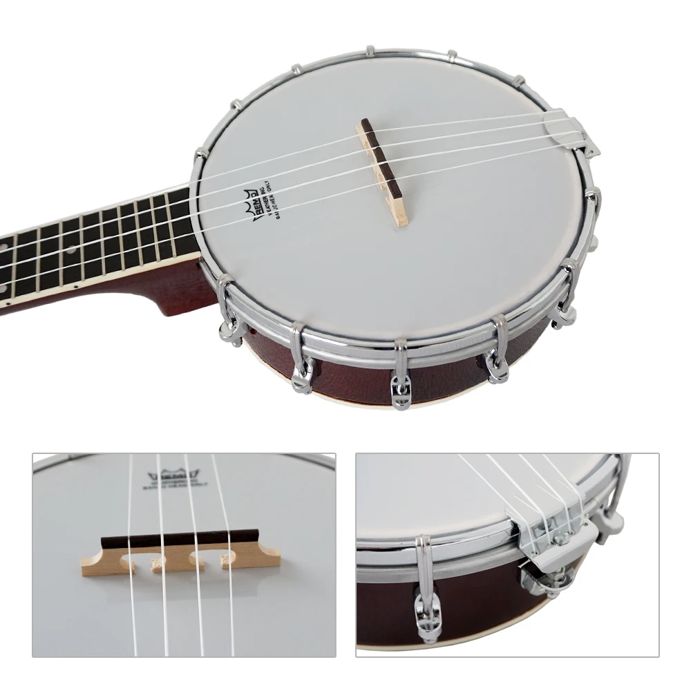 Aiersi-High Grade 4 String Banjolele, 24 