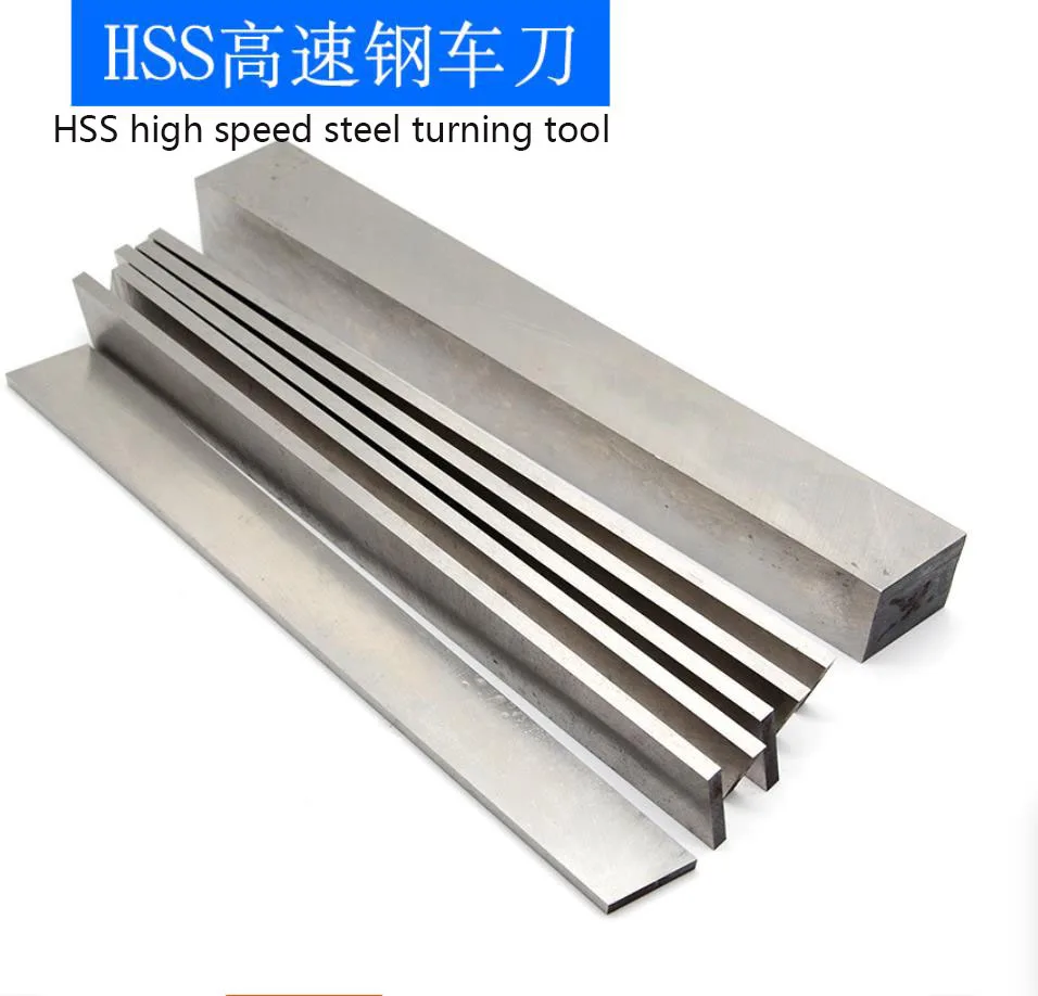 

5Pcs HSS High Speed Steel Turning Tools White Steel Knife Bar Blade Length 200mm Square Inserts CNC Lathe Machining Tools Parts