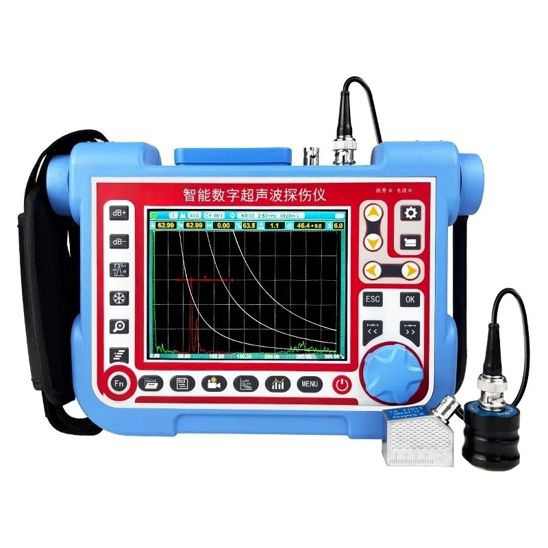 Digital Ultrasonic Flaw Detector Portable Metal Steel Structure Weld Defect Detection Instrument CT350