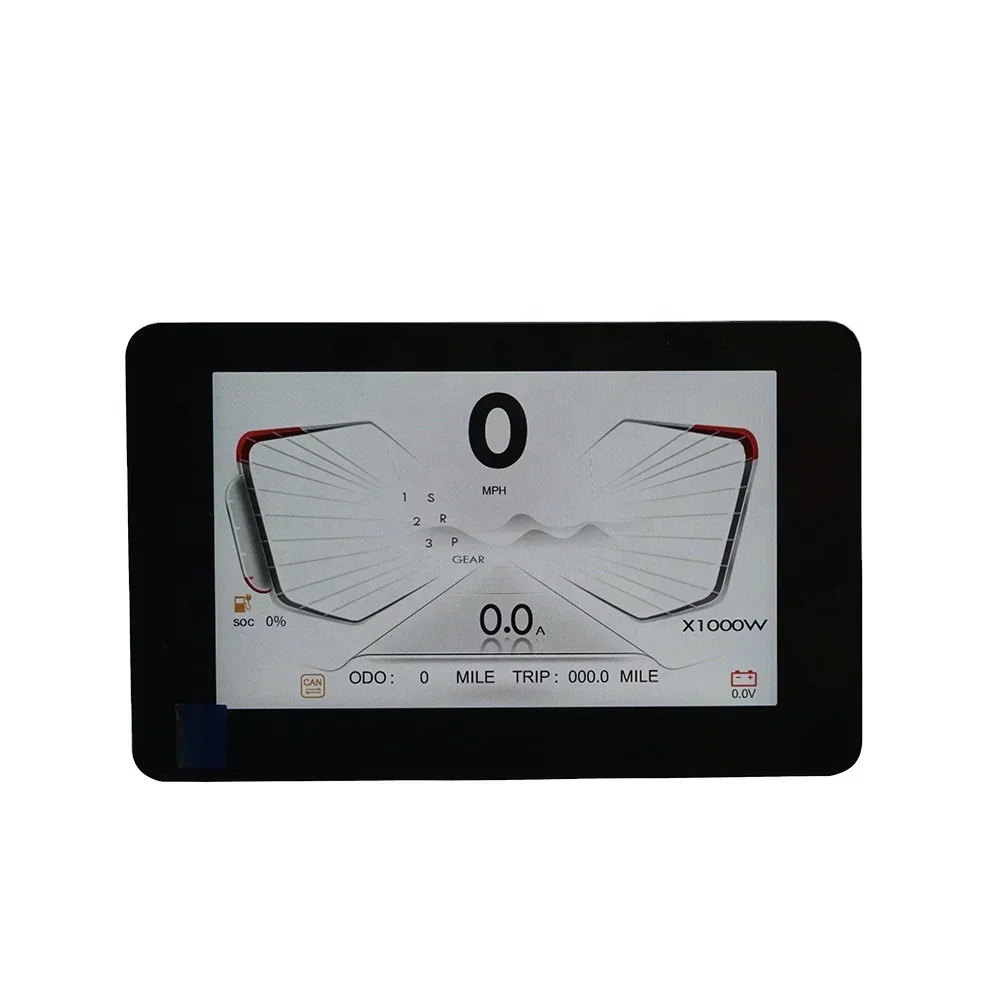 2026/SiAECOSYS New Arrival 5inch JCKY TFT IP67 Speedometer with CAN-BUS Communication  Scooter Adjustable Display
