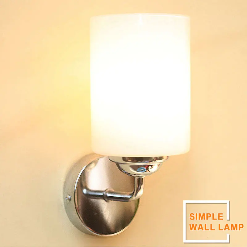 LED Wall Lamp Voltage 110V 220V Indoor Bedroom Simple Style Wall Sconces Upholstery Light For Living Room Bedroom Bedside Aisle