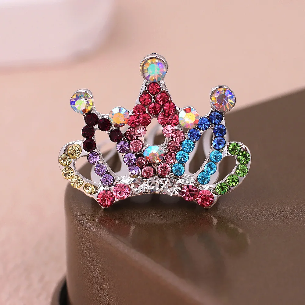 Cartoon Alloy Pet Hair Clip Diamond Crown Multiple Styles Small Dog Puppy Grooming Hair Ornament Pet Supplies