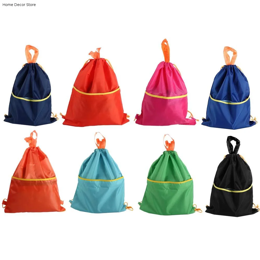 Men Fashion Sport Drawstring Pocket Riding Mountaineering Bag Drawstring Bag Portable Sports Bag Outdoor Backpack Travel Bag